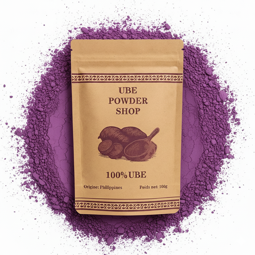 Ube en poudre 100% naturel – Sachet 100g
