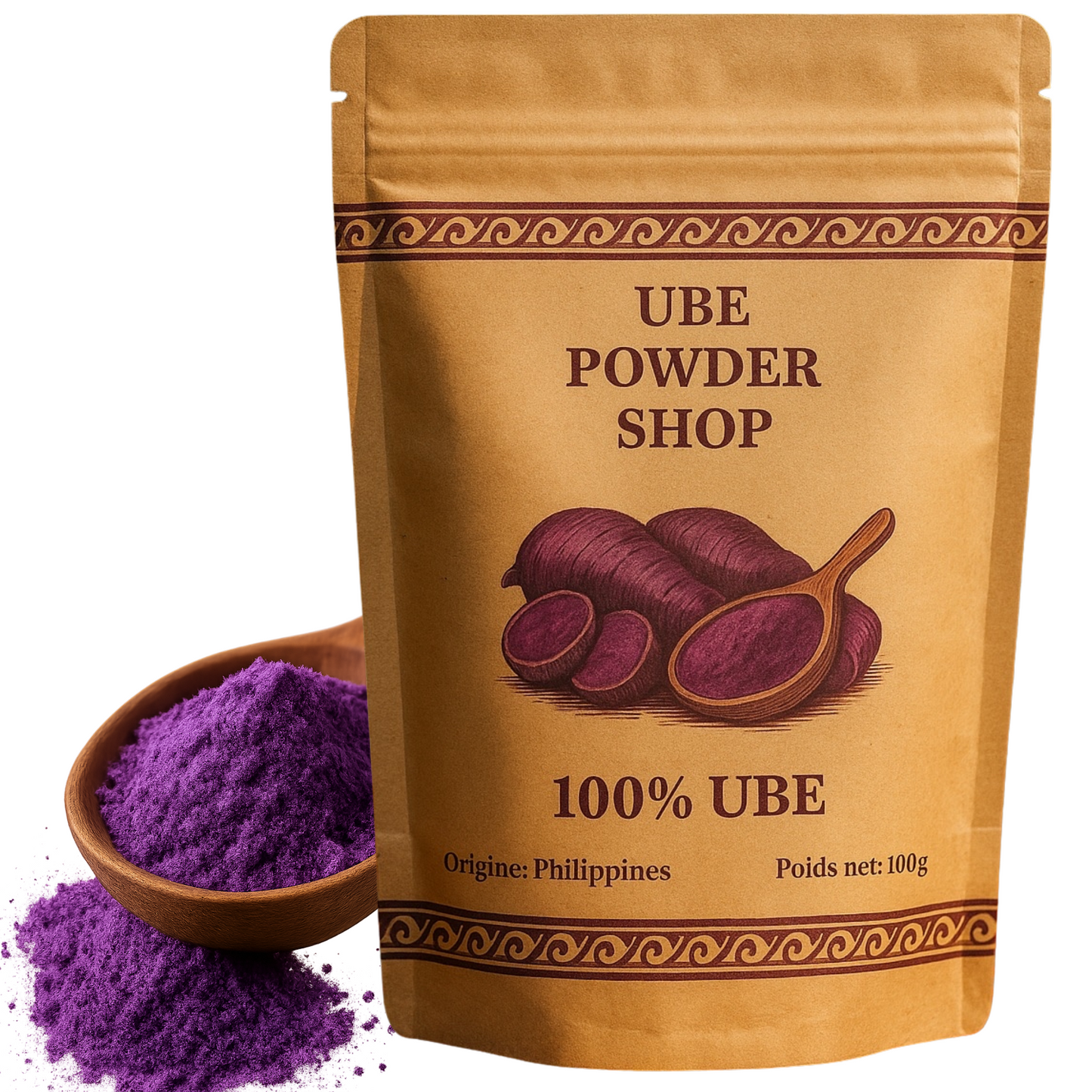 Ube en poudre 100% naturel – Sachet 100g